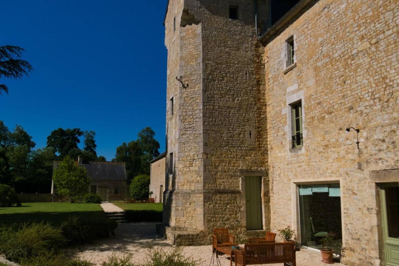 Chateau De Monceaux 5Mn De Bayeux Proche Mer Exteriör bild
